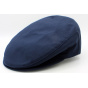 Navy Blue Petrus Summer Flat Cap - Traclet