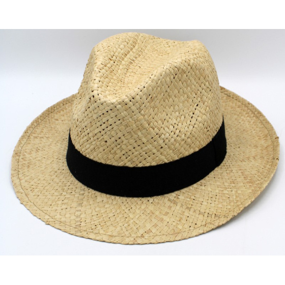 Carpino Straw Fedora Hat - Traclet