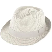 Natural Paper Straw Trilby Hat - Traclet Reference: 22198| Traclet Hatters