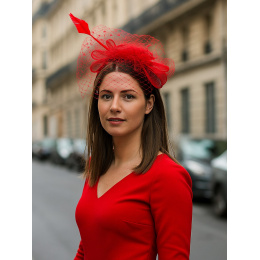 Red Appia Ceremony Headband - Traclet