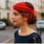 Red Elegance Hat - Made in France
