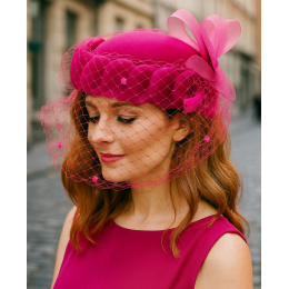 Elegant pink hat EDY PARIS