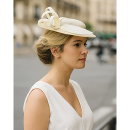 Chapeau de cérémonie Audrey Avec Pince - Traclet