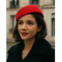Felt Tambourine - Poppy Flight Attendant Pillbox - Traclet