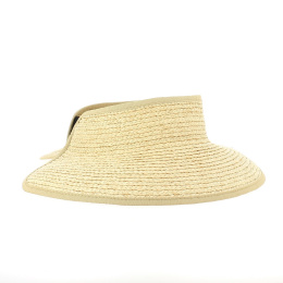 Sand Bottomless Straw Wide-Brimmed Hat - Traclet