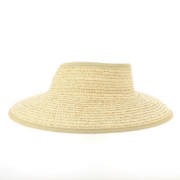 Bottomless Straw Capeline Sand- Seeberger