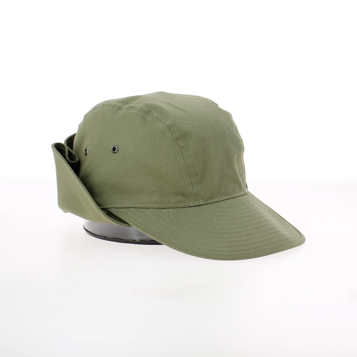 Casquette Cache-nuque Outdoor Imperméable Olive - Traclet Reference : 12883 | Chapellerie Traclet