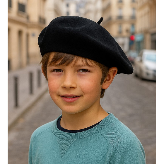 Children's Black Beret - Le Béret Français