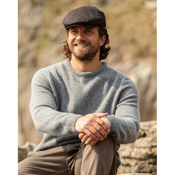 Casquette Inglesen Coton Cirée Marron - Traclet