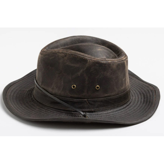 Brown Gilo Cotton Traveller Hat - Traclet