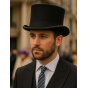 copy of Grey Top Hat with Black Ribbon - Traclet