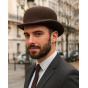 copy of Red Hermes Wool Felt Bowler Hat - Traclet