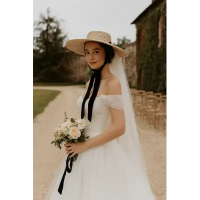 Provencal Hat Valentina Natural Straw - Traclet Reference: 22230| Chapellerie Traclet