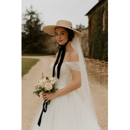 Chapeau Provençal Valentina Paille Naturelle - Traclet
