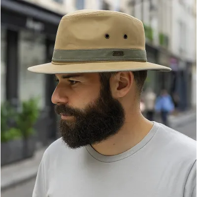 Two-tone Cotton Traveller Auckland Hat - Philippe Etchebes - Traclet