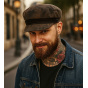 Casquette Capitaine Cuir Vieilli Marron - Aussie Apparel