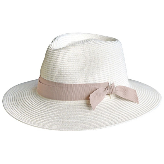 Chapeau Fedora Sienna Blanc Crème UPF50+ - House of Ord