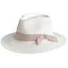 Sienna Cream White Fedora Hat UPF50+ - House of Ord