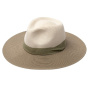 Fedora Hat Vineyard Ivory & Olive UPF50+ - House of Ord