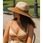 Fedora Hat Vineyard Beige & Camel UPF50+ - House of Ord