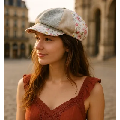 Silvia Newsboy Cap - Traclet Reference: 22242| Chapellerie Traclet