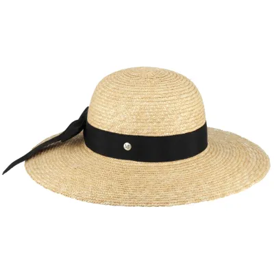Women's Valeria Wide-Brimmed Hat in Natural Straw - Flechet ref 22246 traclet hat shop