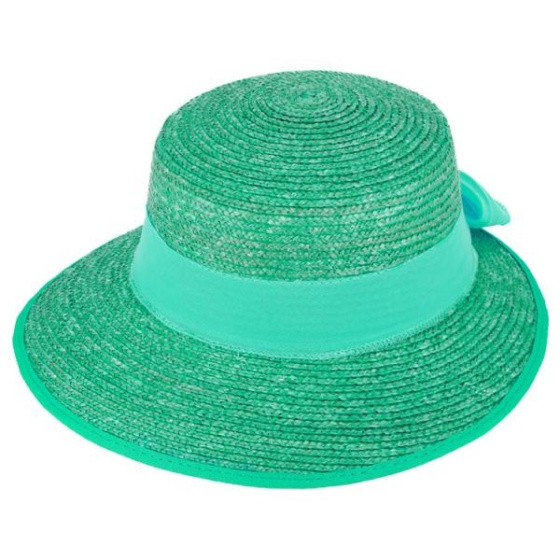 Large Visor Cap Giada Natural Straw - Traclet