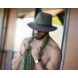 Chapeau Safari Logan Coton Olive & Marron - Traclet