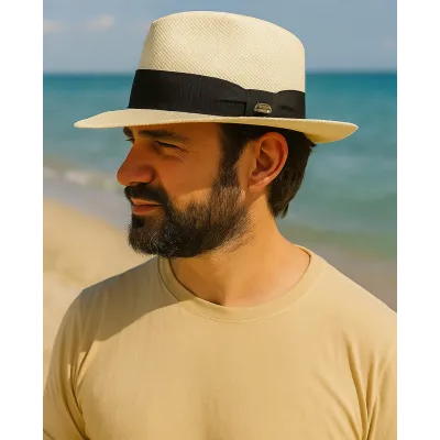 Natural Panama Hat Pegomas - Traclet Reference: 5239 | Traclet Hat Shop