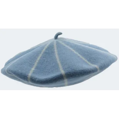La Marinière Beret Twilight Blue & Ecru - Le Béret Français Reference: 22255| Chapellerie Traclet