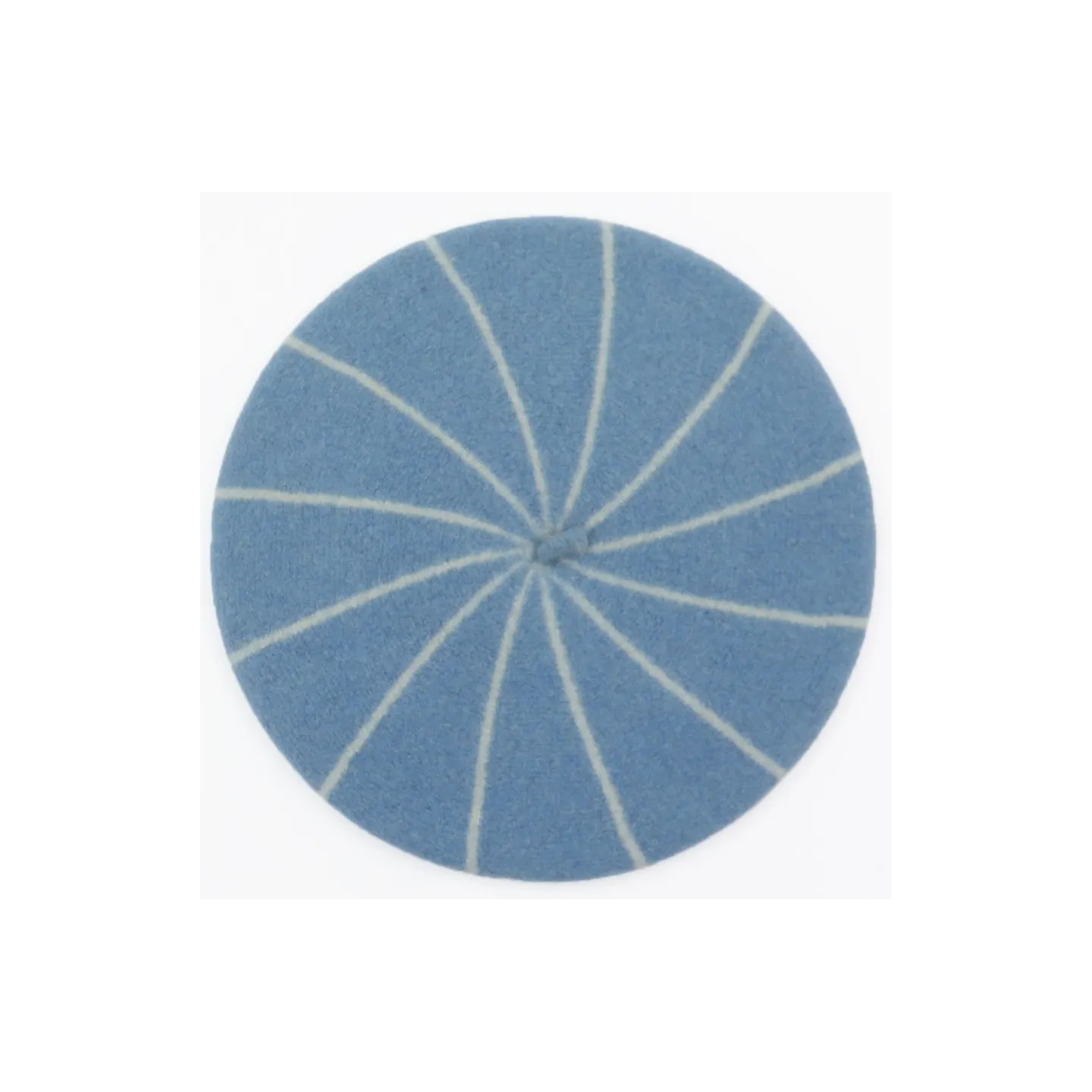 Béret La Marinière Bleu Crépuscule & Ecru - Le Béret Français  Reference : 22255| Chapellerie Traclet