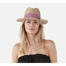 copy of Barts Glittery Beige & Coral Ponui Fedora Hat