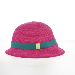 Raffia Cloche Hat