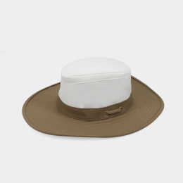 Chapeau LTM6 bi ton blanc et beige