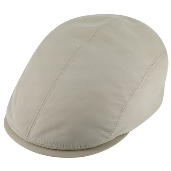 Waterproof Beige Flat Cap - Traclet