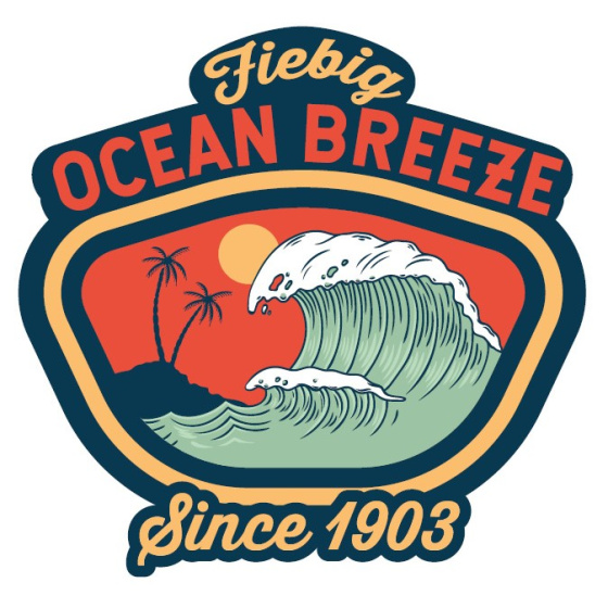 Ocean Cotton Baseball Cap Blue & Curry - Traclet