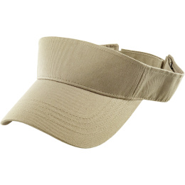 Casquette visière Carlo Coton Beige - Traclet