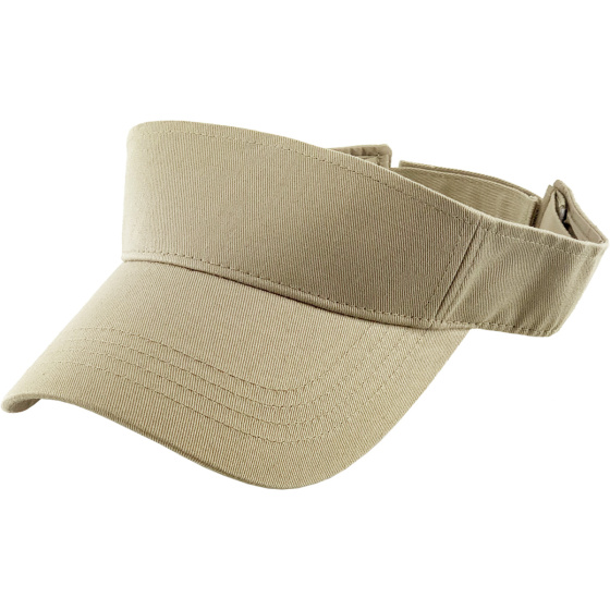Carlo Cotton Beige Visor Cap - Traclet