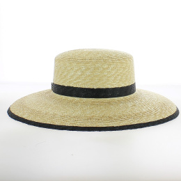 Capeline Bicol Paille naturelle - Fléchet UPF50+