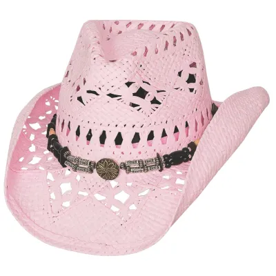 Western All Summer Rose Hat - Bullhide Reference: 22296| Chapellerie Traclet