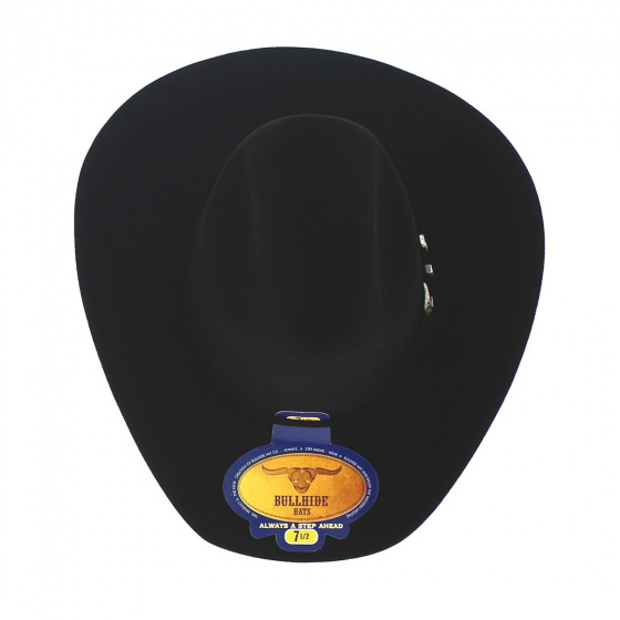 Black Double Kicker 8X Western Country Hat