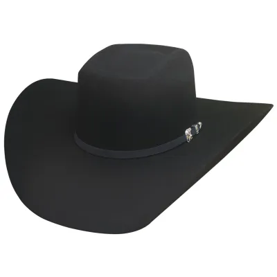Chapeau Western Country Double Kicker 8X Noir  Reference : 22299| Chapellerie Traclet