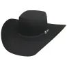 Chapeau Western Country Double Kicker 8X Noir  Reference : 22299| Chapellerie Traclet