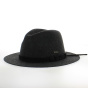 Waterproof Traveller Hat Wool Felt Black or Dark Heathered Anthracite Grey - Traclet
