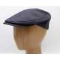 copy of Flat Summer Linen & Cotton Cap in Anthracite - Traclet