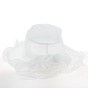 copy of Corinne Straw Ceremonial Wide-Brimmed Hat Sisal Made in France - Traclet