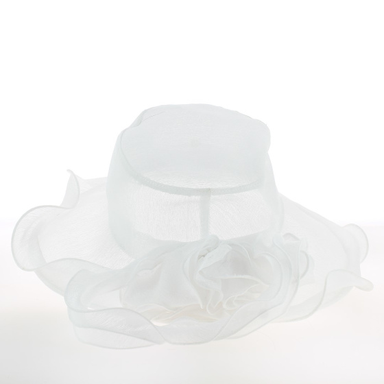 Carole Ceremonial Wide-brimmed Hat - Traclet