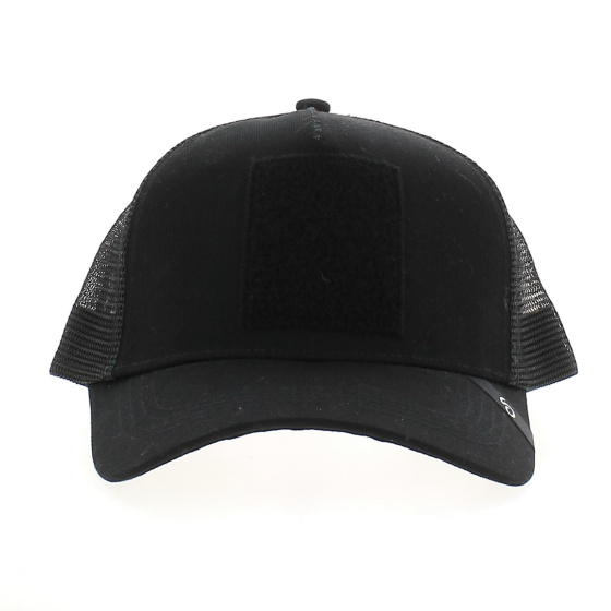 Casquette Baseball Trucker Patch Noir - Scratchy's