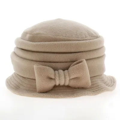 Anushka Fleece Cloche Hat Beige - Traclet Reference: 8863 | Traclet Hatshop