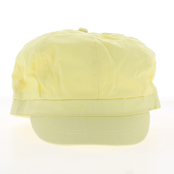 100% Cotton Vanilla Yellow Newsboy Cap - TRACLET